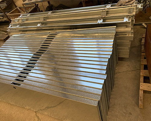 鋼質(zhì)防火門制作中