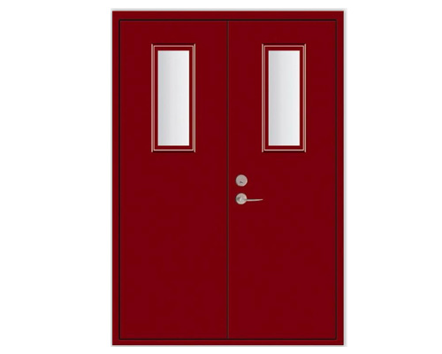 鋼質(zhì)對開防火門