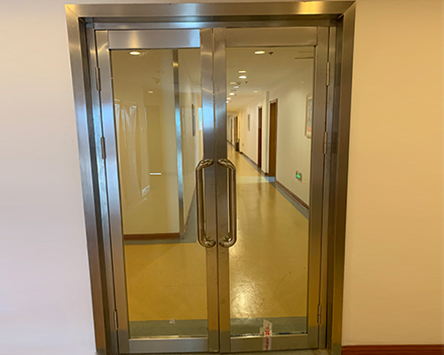 甘肅蘭州不銹鋼玻璃防火門